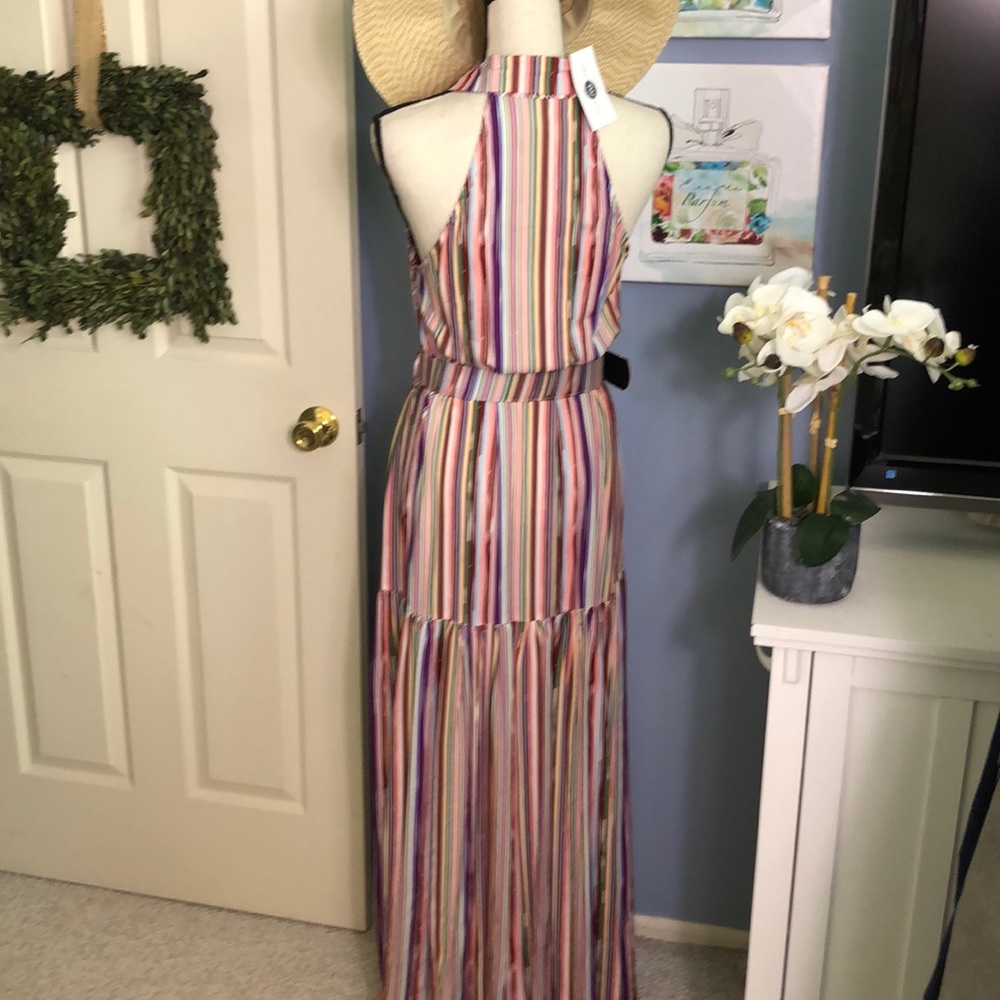 L’Atiste multicolored striped racer back maxi - Picture 5 of 8